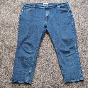 Everlane Cheeky Jeans High Waist Ankle Slim Organic Cotton Blue Jeans Siz 35